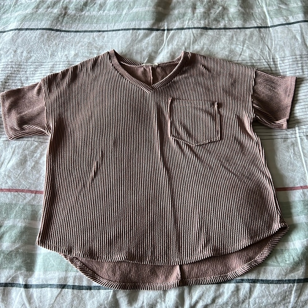 Dusty rose oversized top